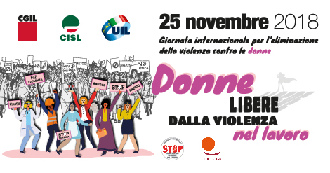 CGIL-CISL-UIL: in piazza il 25 novembre CONTRO LA VIOLENZA SULLE DONNE