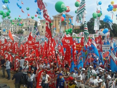 LA MANIFESTAZIONE NAZIONALE UNITARIA DEI PENSIONATI