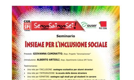 Seminario di «Se non sai non sei»: una rete per l’inclusione