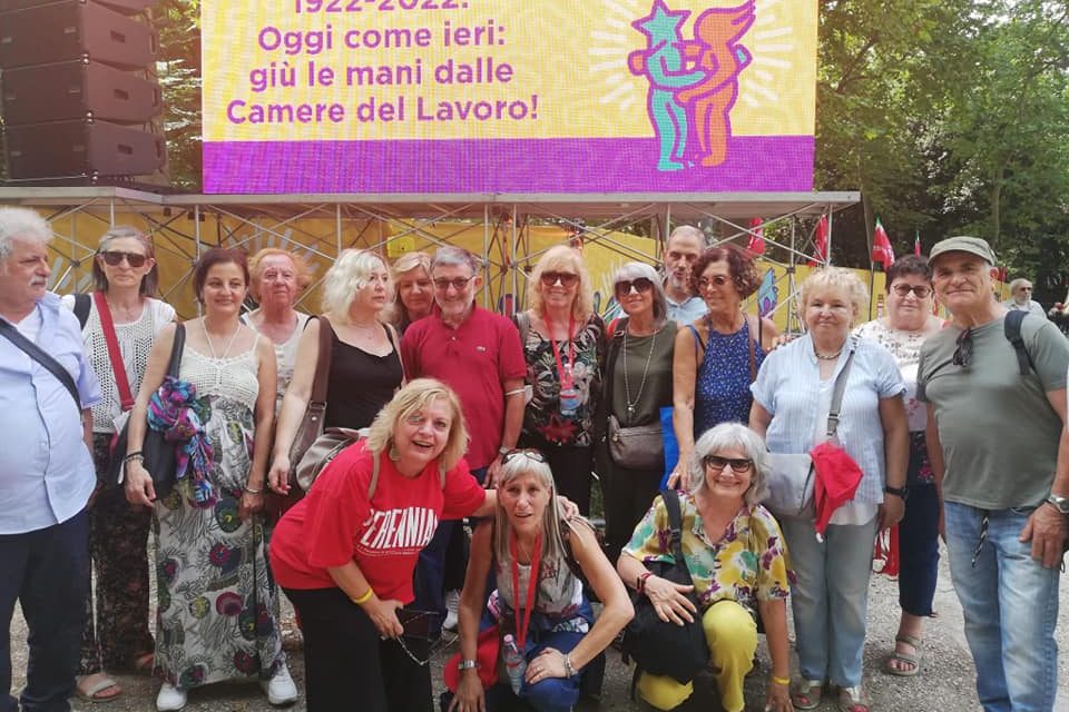 SPI Cgil Torino a Bologna alla festa di LiberEtà