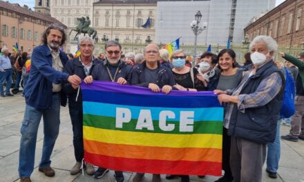 Lo SPI TORINO in Piazza per la Pace