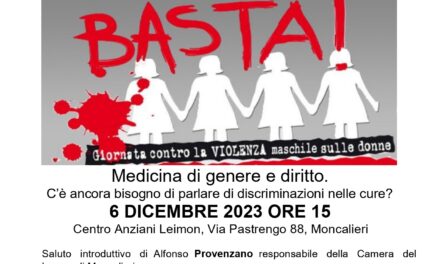 IL 25 NOVEMBRE NON BASTA!